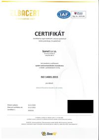 certifikat banet stn en iso 14001